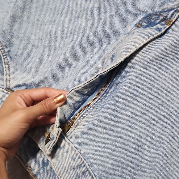 Vintage Wrangler Light Wash High Rise Tapered Leg Baggy Relaxed Mom Jeans - Picture 8 of 9